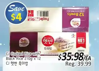 Galleria Supermarket Cj cooked rice with black rice offer