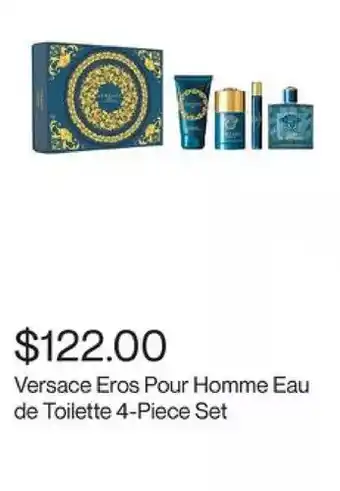 Hudson's Bay Versace versace eros pour homme eau de toilette 4-piece set offer