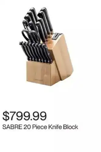Cuisine::pro® sabre 20 piece knife block