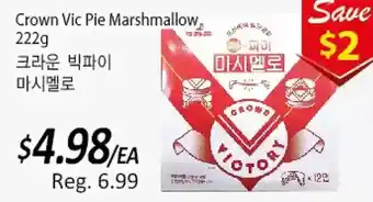 Galleria Supermarket Crown vic pie masrhmallow offer