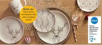 Walmart Winter wonderland dinnerware collection offer