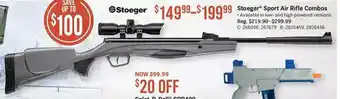 Cabela's Stoeger sport air rifle combos offer