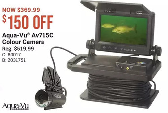 Cabela's Aqua-vu av715c colour camera offer