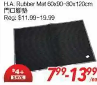 Best Living H.A. Rubber Mat 60x90-80x120cm offer