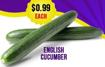 Atiya's Fresh Farm English Cucumber offer