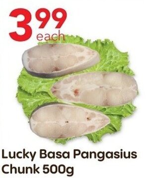 Lucky Basa Pangasius Chunk 500g