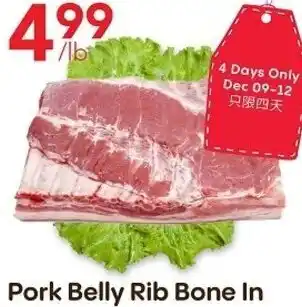 Pork Belly Rib Bone In