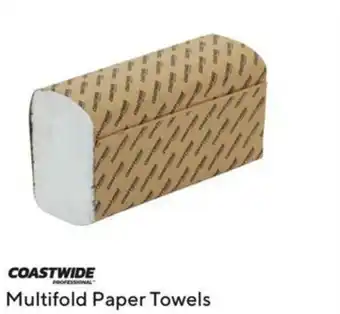 Staples Coastwide Professional Multifold Paper Towels White,250 Sheets/PK 16PK/CT 887845 offer