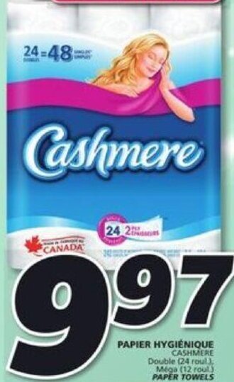 IGA Cashmere Paper Towels offer
