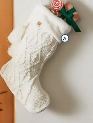 Ugg® lita christmas stocking in snow