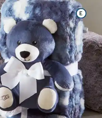 Bed Bath & Beyond Ugg® polar tie dye 2-piece bear and throw blanket set offer