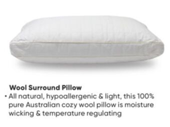 Sleep Country Wool surround pillow offer