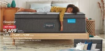 Sleep Country Beautyrest® unity beach mattress offer