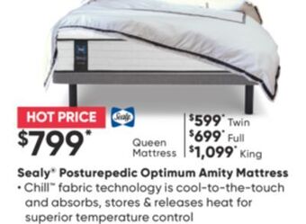 Sleep Country Sealy® posturepedic optimum amity mattress offer