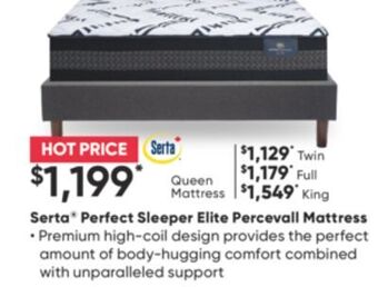 Sleep Country Serta® perfect sleeper elite percevall mattress offer