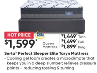 Sleep Country Serta® perfect sleeper elite taryn mattress offer