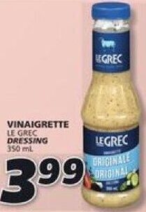 IGA Le Grec Dressing 350 ml offer