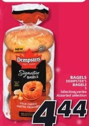 IGA Dempster's Bagels offer
