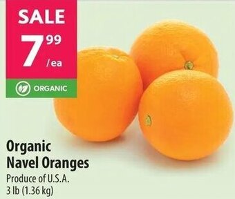 Co-op Organic Navel Oranges offer