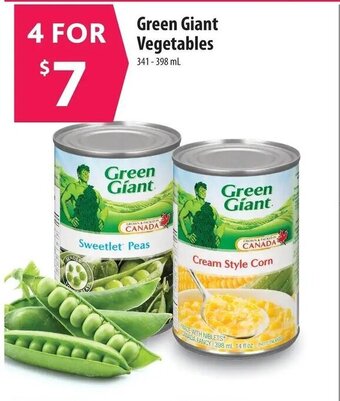 Co-op Green Giant Vegetables 341-398ml offer