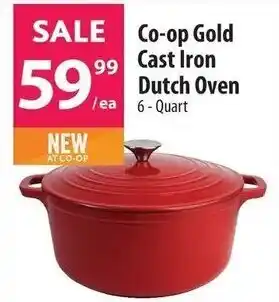 Co-op Co-op Gold Cast Iron Dutch Oven 6-Quart offer