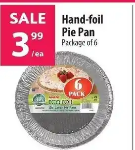 Co-op Hand-Foil Pie Pan package of 6 offer