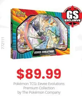 GameStop Pokémontcg: eevee evolutions premium collection by the pokémon offer