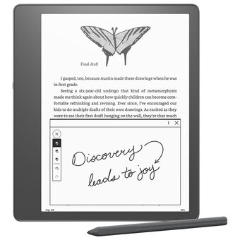 Best Buy Amazon kindle scribe 64gb 10.2" digital ereader with touchscreen & premium pen (b09bsq8prd) - tungsten offer