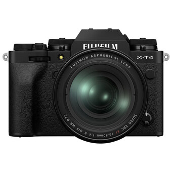Best Buy Fujifilm x-t4 mirrorless camera with 16-80mm lens kit - black offer