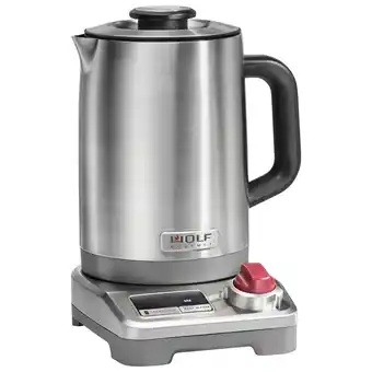Best Buy Wolf gourmet true temperature electric kettle - 1.5l - stainless steel offer