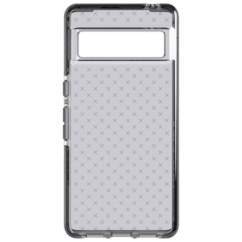 Best Buy Tech21 evo check fitted soft shell case for google pixel 7 pro - smokey black offer