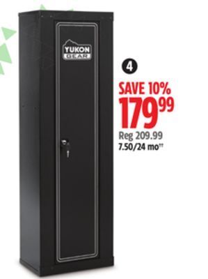 Canadian Tire Yukon gear ready-to-assemble 8-gun cabinet offer