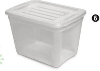 Canadian Tire Type a 39l clear tote offer