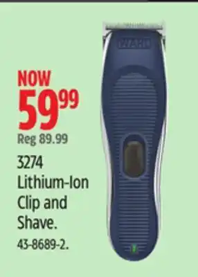 Canadian Tire Lithium-ion clip and shave. offer
