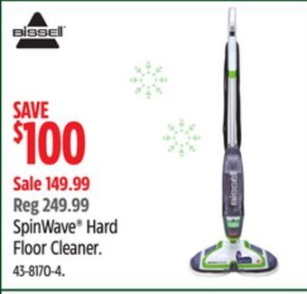 Canadian Tire Bissell spinwave hard floor cleaner offer