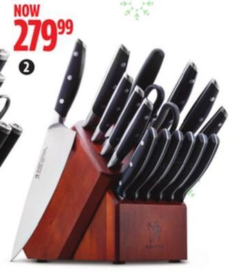 Canadian Tire Henckels 17-pc elevation knife block set offer