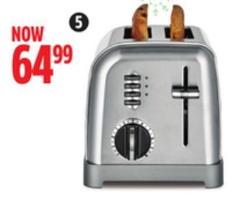 Canadian Tire Cuisinart classic 2-slice toaster offer