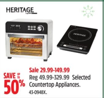Canadian Tire Heritage selected countertop appliances offer