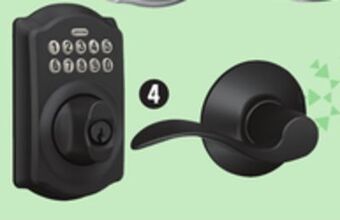 Canadian Tire Schlage camelot combination deadbolt and lever offer