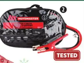 Canadian Tire Motomaster booster cables, 16´ length, 4-gauge offer