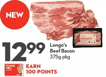 Longo's Longo's beef bacon offer