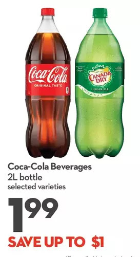 Longo's Coca-cola beverages offer