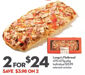 Longo's Longo's flatbread offer