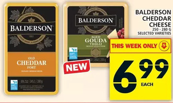 Food Basics Balderson cheddar cheese offer