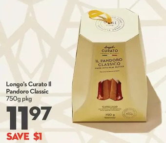 Longo's Longo's curato ii pandoro classic offer