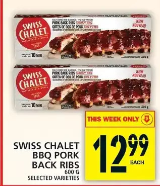 Food Basics Swiss chalet bbq pork back ribs offer