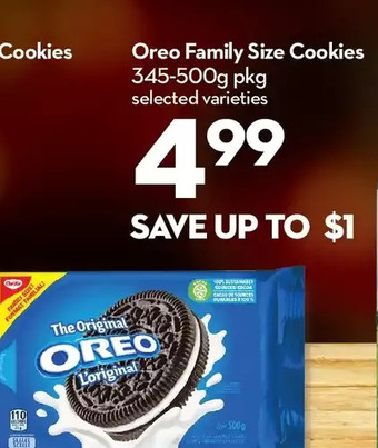 Longo's Oreo family size cookies offer
