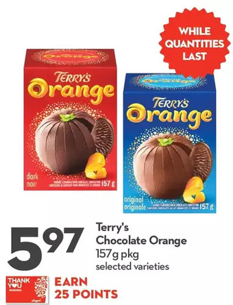 Longo's Terry's chocolate orange offer