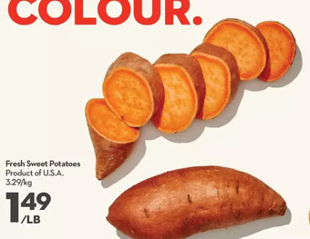 Longo's Fresh sweet potatoes offer