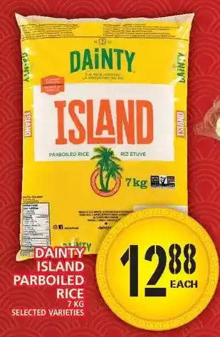 Food Basics Dainty island parboiled rice offer